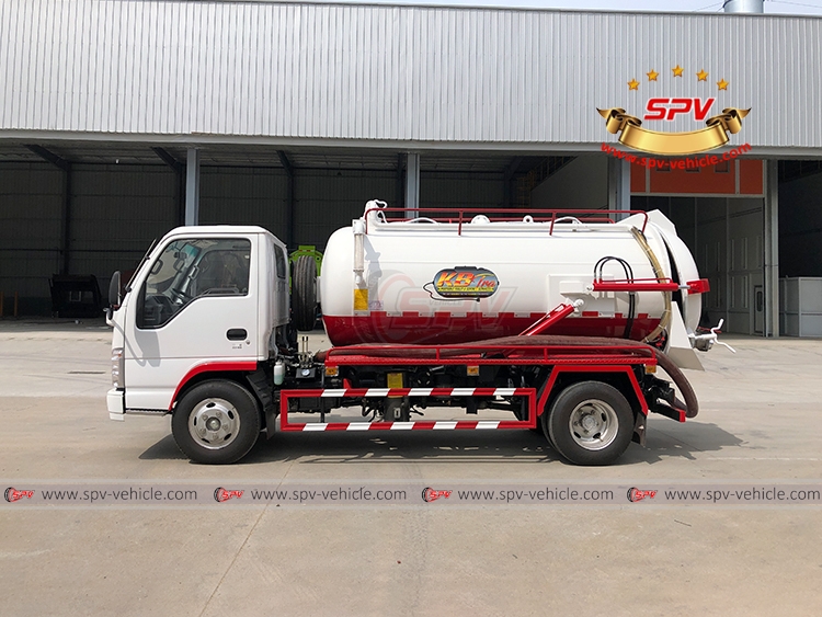4,000 Litres Sewer Vacuum Truck ISUZU - LS